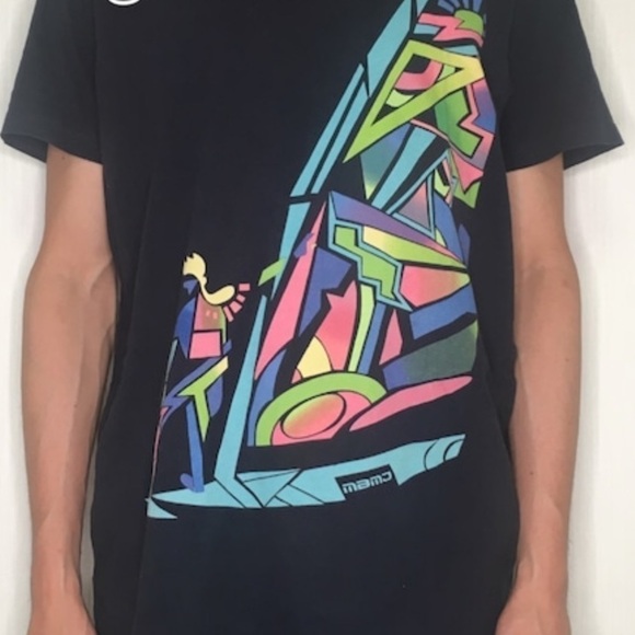 NWT Marc Jacobs Graphic Print Black T-Shirt Mens XXS - Picture 1 of 11